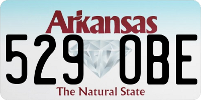 AR license plate 529OBE
