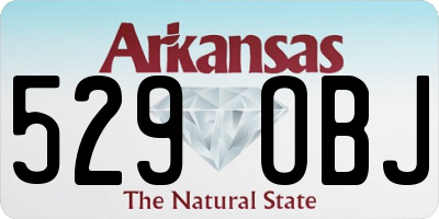 AR license plate 529OBJ