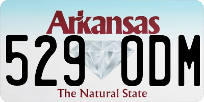 AR license plate 529ODM