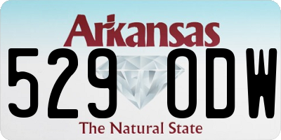 AR license plate 529ODW