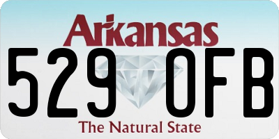 AR license plate 529OFB