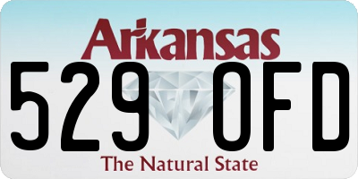 AR license plate 529OFD