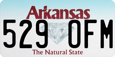 AR license plate 529OFM