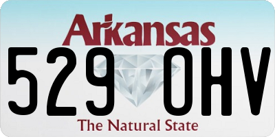 AR license plate 529OHV