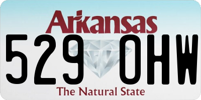 AR license plate 529OHW