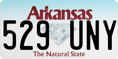 AR license plate 529UNY