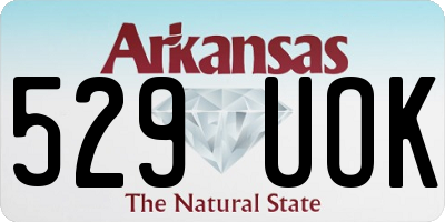 AR license plate 529UOK