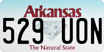 AR license plate 529UON