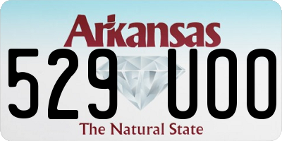 AR license plate 529UOO