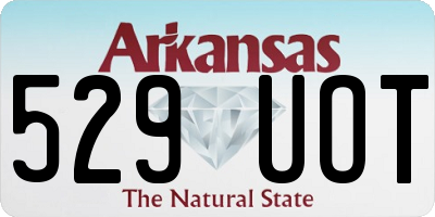 AR license plate 529UOT