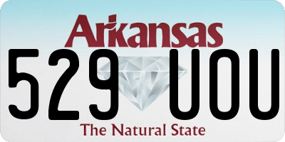 AR license plate 529UOU