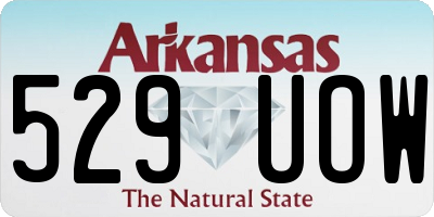 AR license plate 529UOW