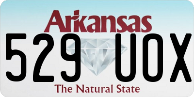 AR license plate 529UOX