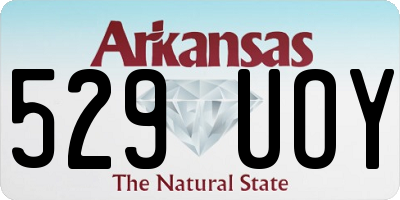 AR license plate 529UOY