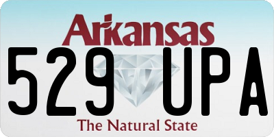 AR license plate 529UPA