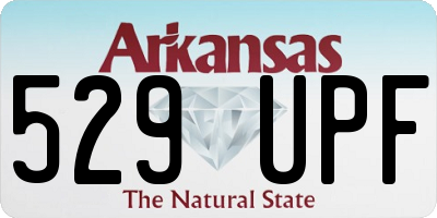 AR license plate 529UPF