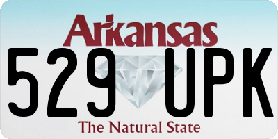 AR license plate 529UPK