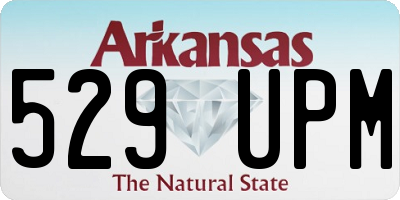 AR license plate 529UPM