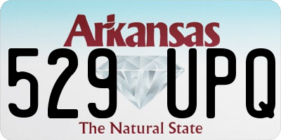 AR license plate 529UPQ