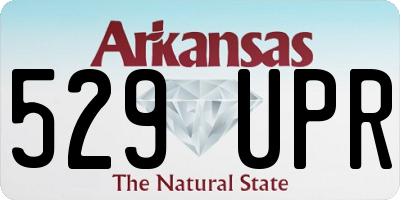 AR license plate 529UPR