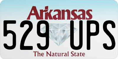AR license plate 529UPS