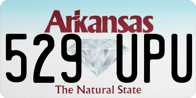 AR license plate 529UPU