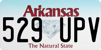 AR license plate 529UPV