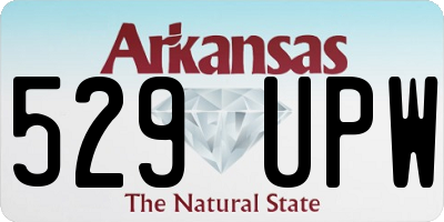 AR license plate 529UPW