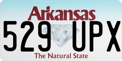 AR license plate 529UPX