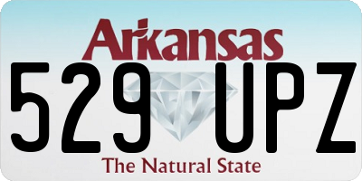 AR license plate 529UPZ