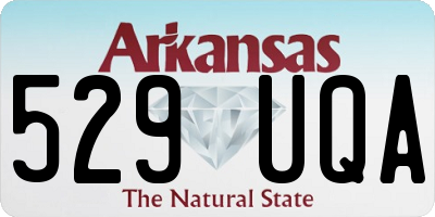 AR license plate 529UQA