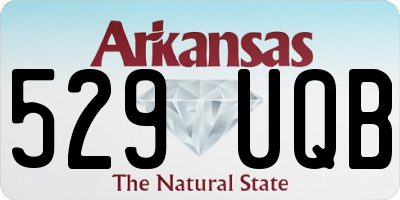 AR license plate 529UQB