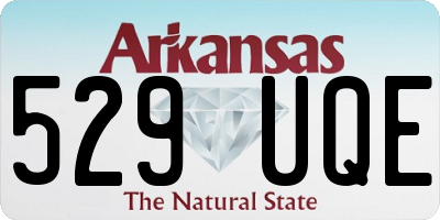 AR license plate 529UQE