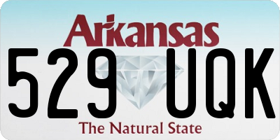 AR license plate 529UQK