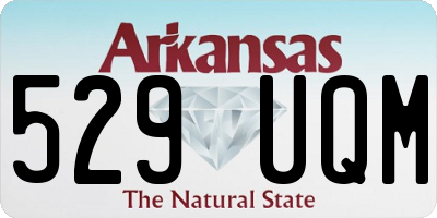 AR license plate 529UQM
