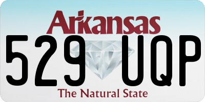 AR license plate 529UQP
