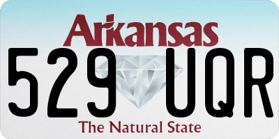 AR license plate 529UQR