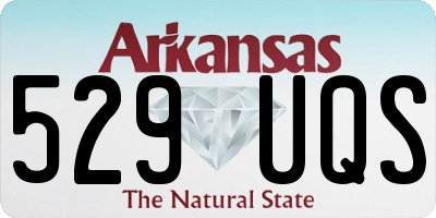 AR license plate 529UQS