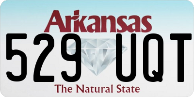 AR license plate 529UQT