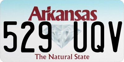 AR license plate 529UQV