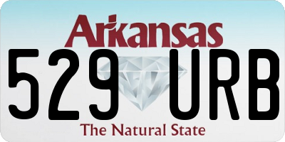 AR license plate 529URB