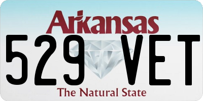 AR license plate 529VET
