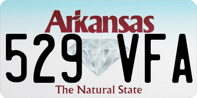AR license plate 529VFA