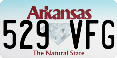AR license plate 529VFG