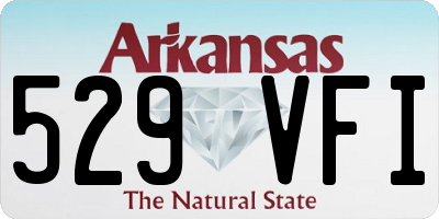 AR license plate 529VFI