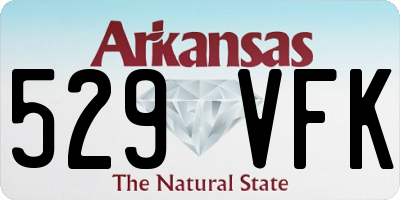 AR license plate 529VFK