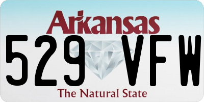 AR license plate 529VFW
