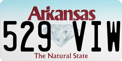 AR license plate 529VIW