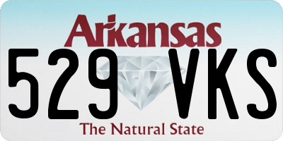 AR license plate 529VKS