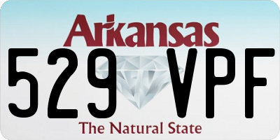 AR license plate 529VPF